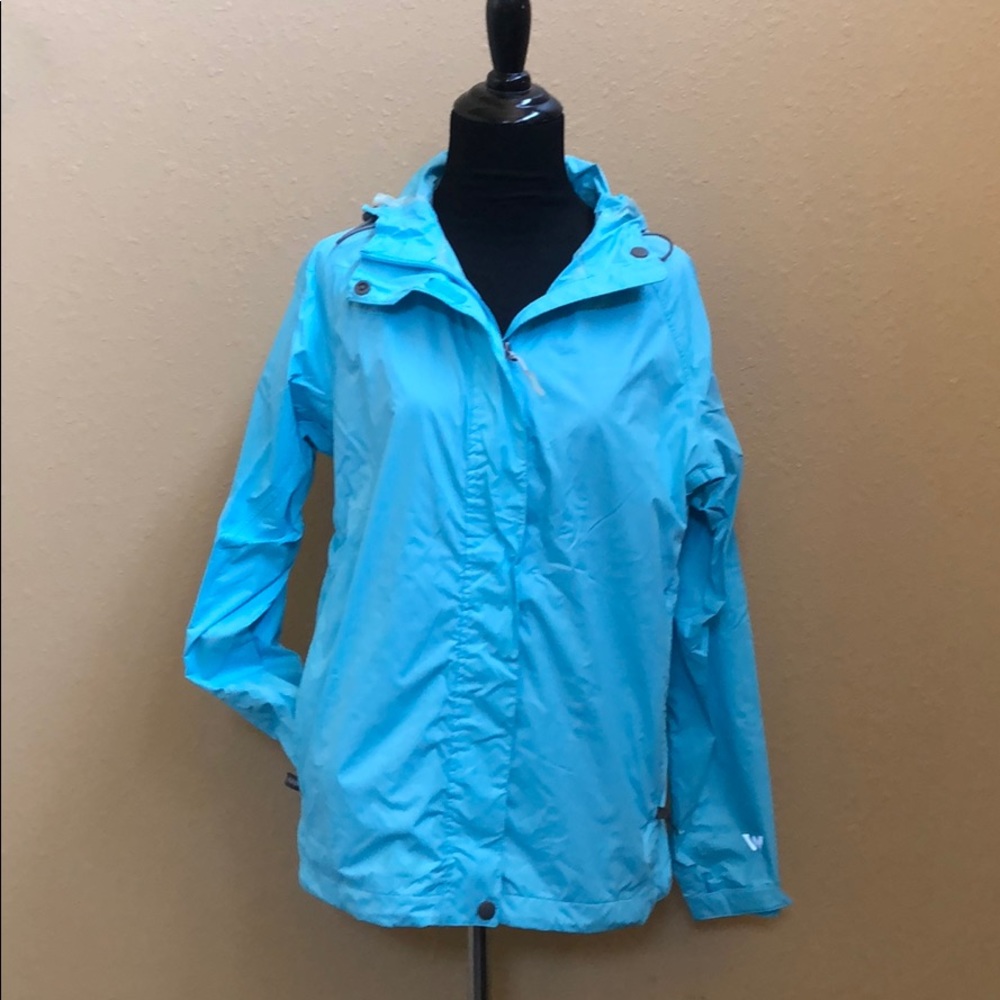 White Sierra Packable Windbreaker